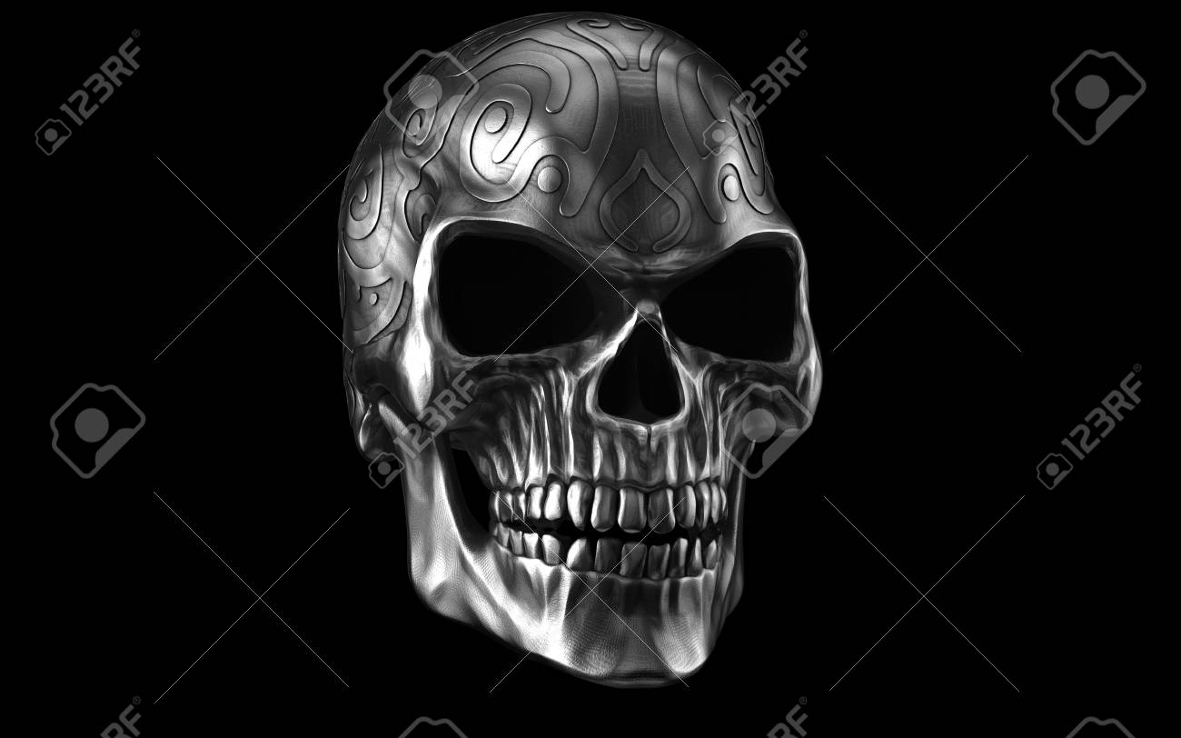 dark heavy metal ornamental