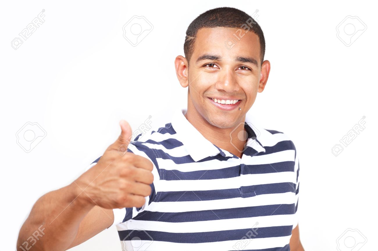 thumbs up stock photo