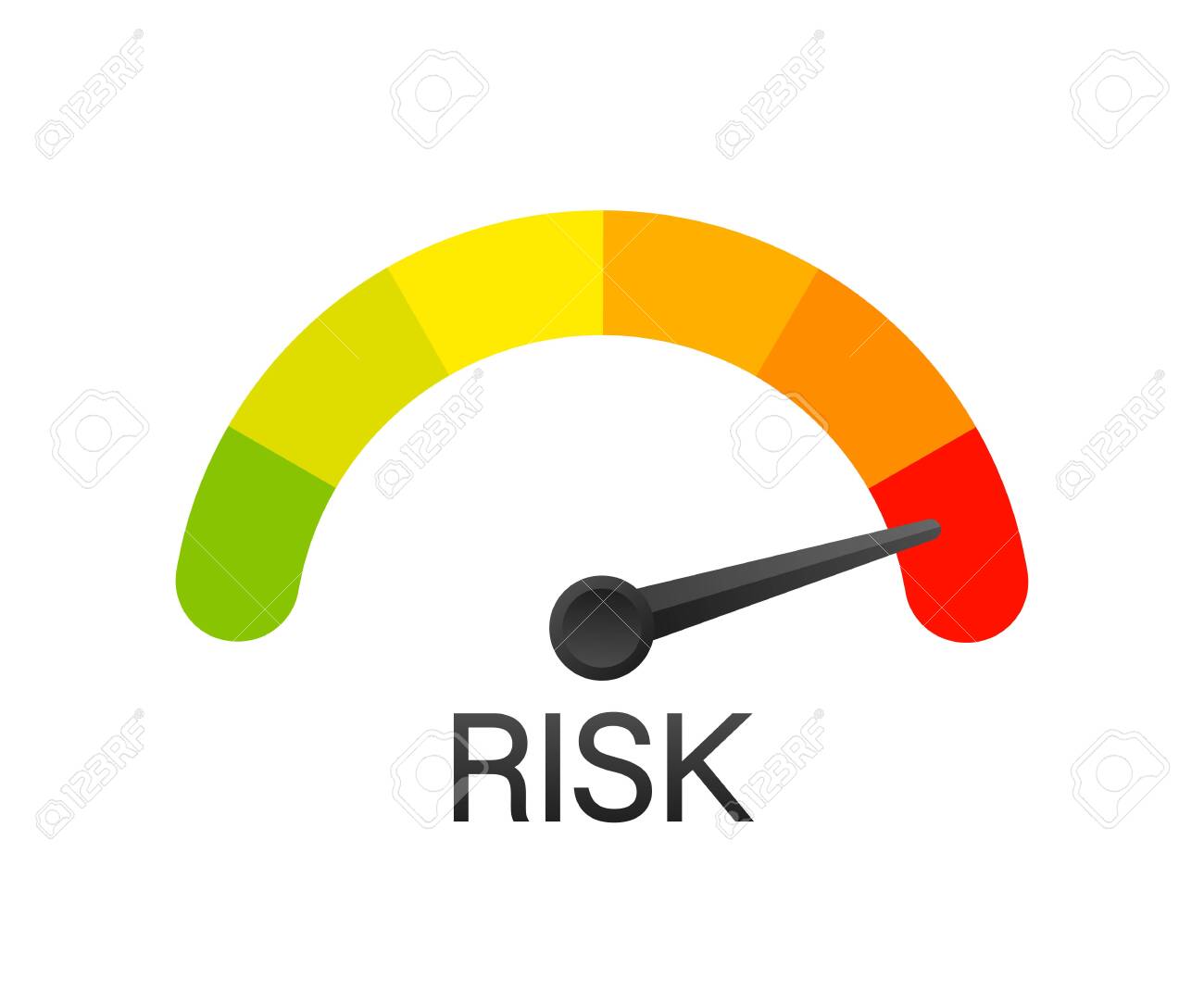 risk icon on speedometer high risk meter vector stock illustration royalty free cliparts vectors and stock illustration image 140806609 risk icon on speedometer high risk meter vector stock illustration
