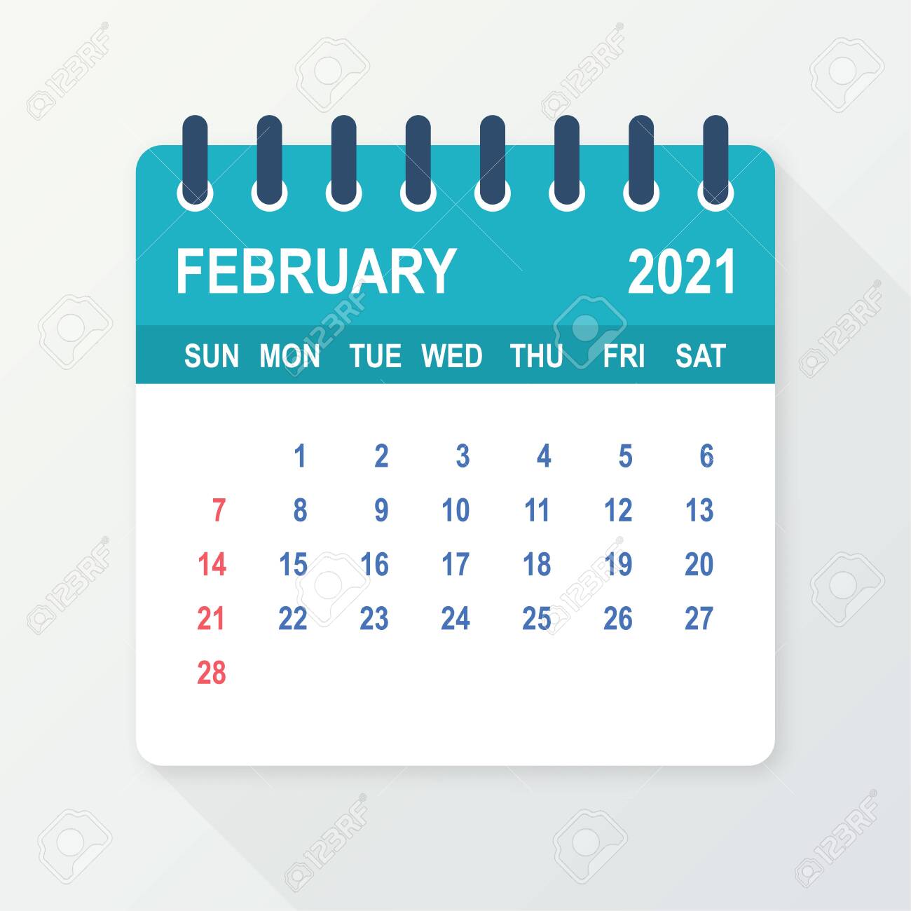 Featured image of post February 2021 Calendar Clipart : Calendar sheet february month 2021 year berlin vector.
