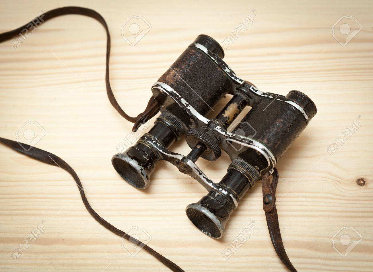 vintage military binoculars