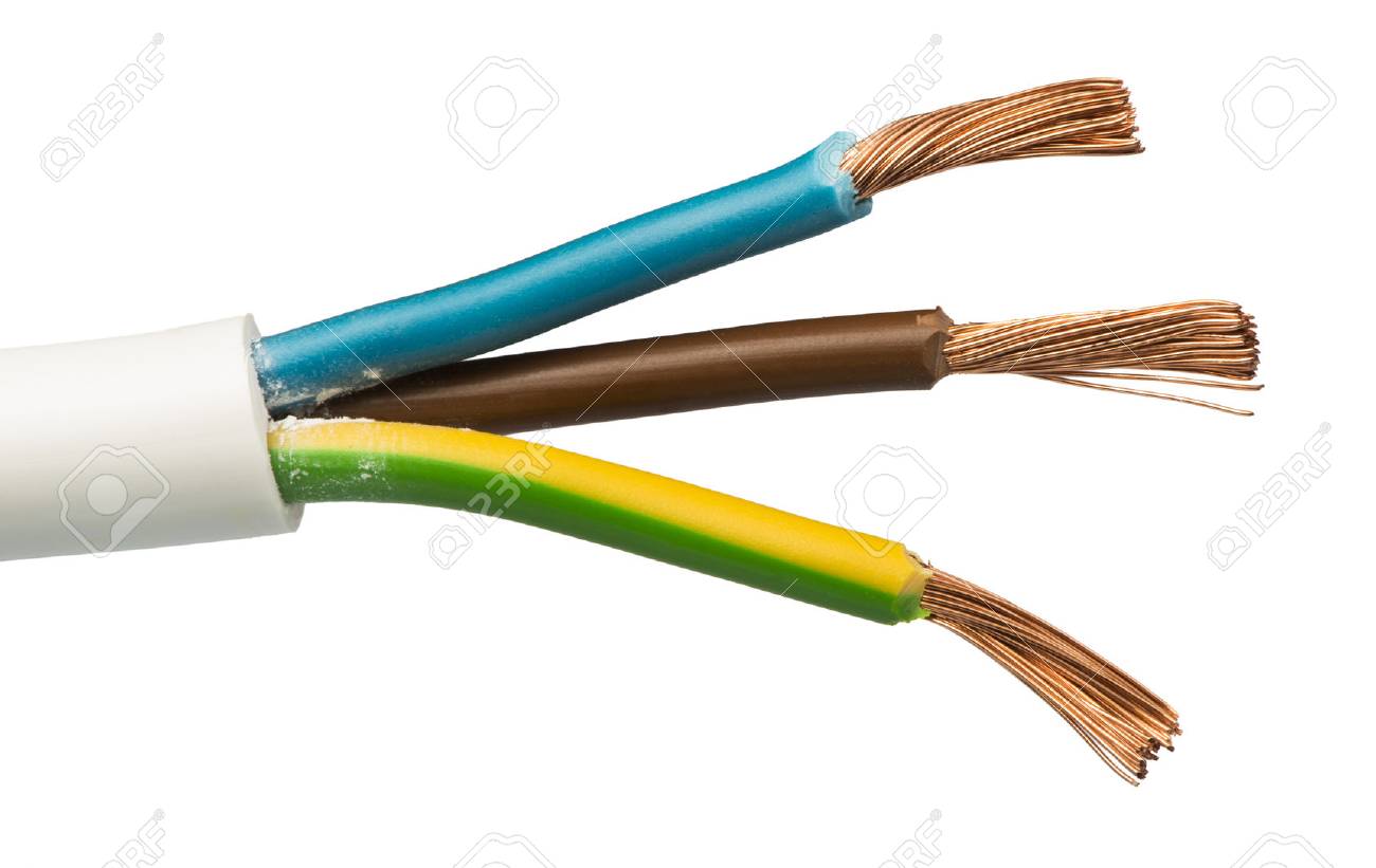 Exposed cables and wires. Studio shot white isolated - 22186297 Exposed cables and wires. Studio shot white isolated - 22186297