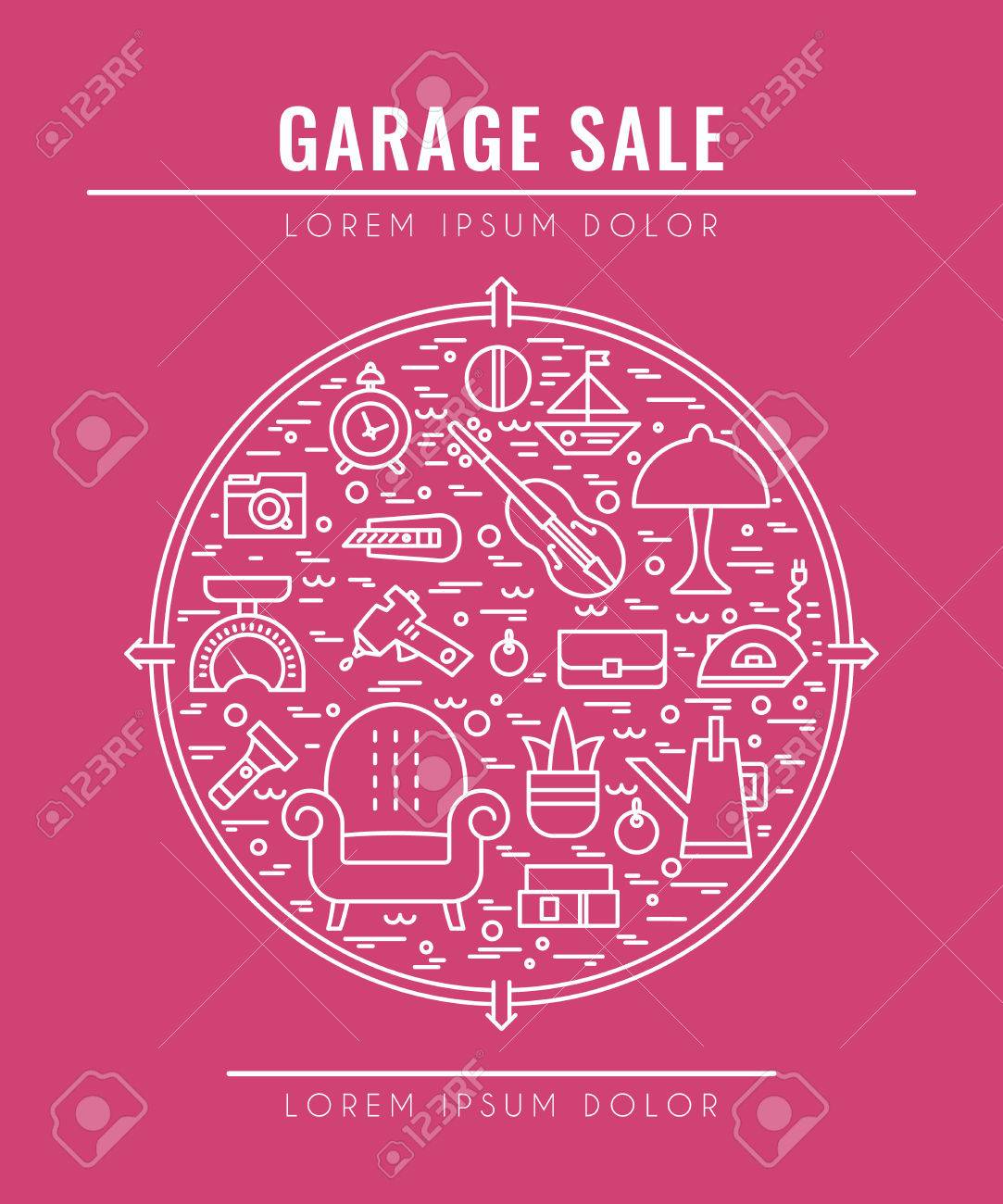 garage sale sign template for poster banner flyer yard sale garage sale sign template