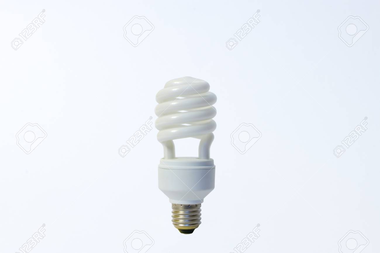 Lámpara Ahorro Energía Blanca Fotos, Retratos, Imágenes Y Fotografía Archivo Libres De Derecho. Image 33680159.