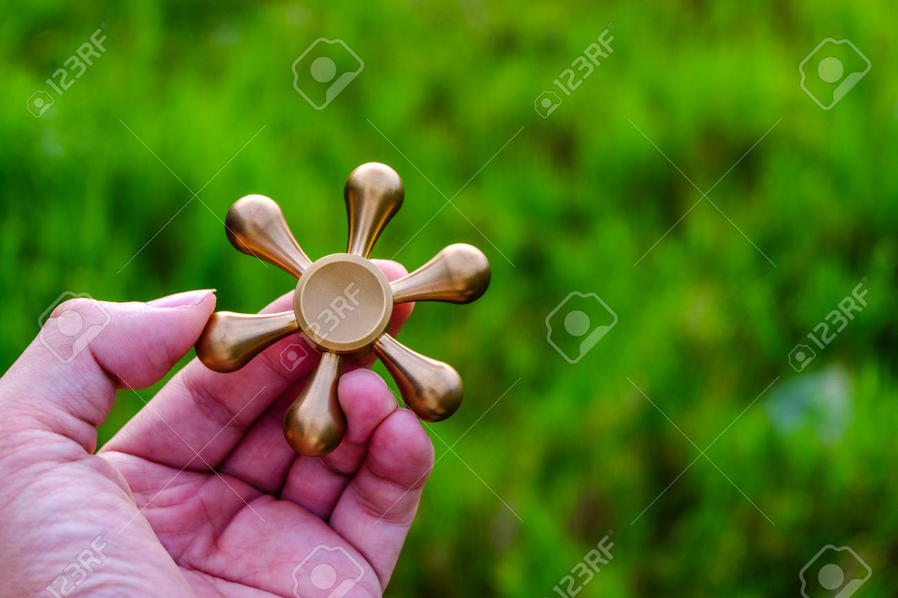 brass fidget spinner