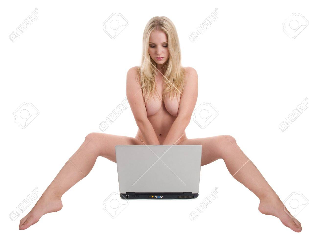 nude on computer 