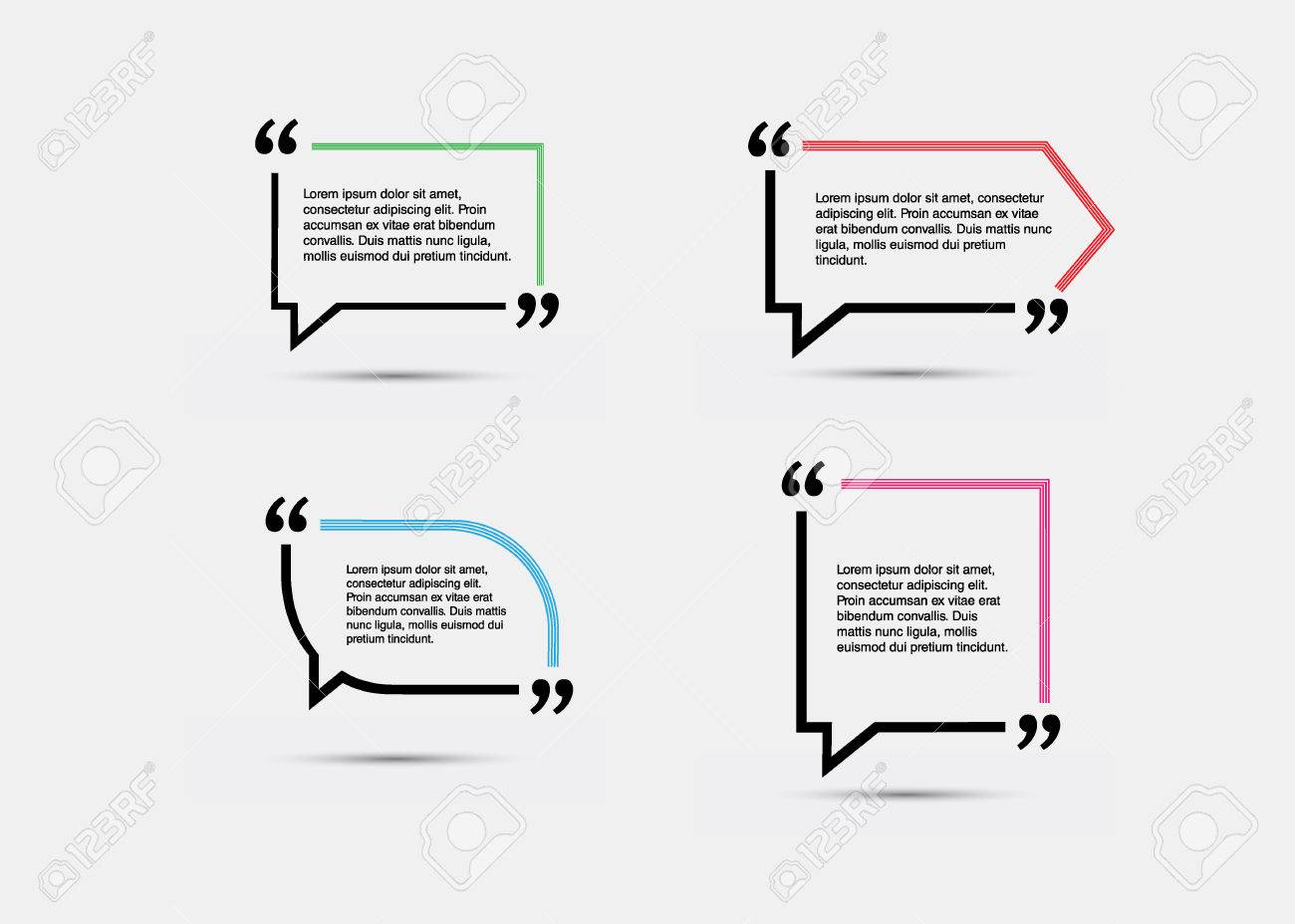 quote blank template empty quote bubble quote form quote citation