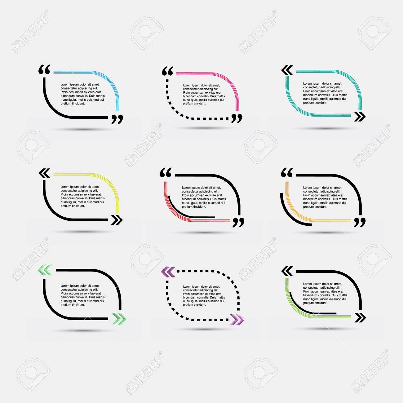 quote blank template empty quote bubble quote form quote citation