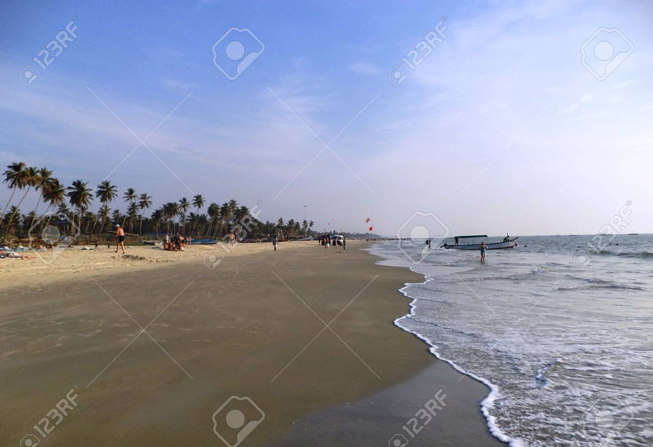 View Of Colva Beach Goa