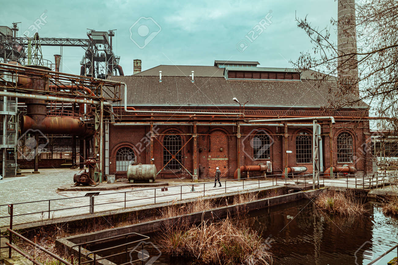 Landscape park Duisburg Nord industrial culture Germany Ruhr area - 145355344 Landscape park Duisburg Nord industrial culture Germany Ruhr area - 145355344