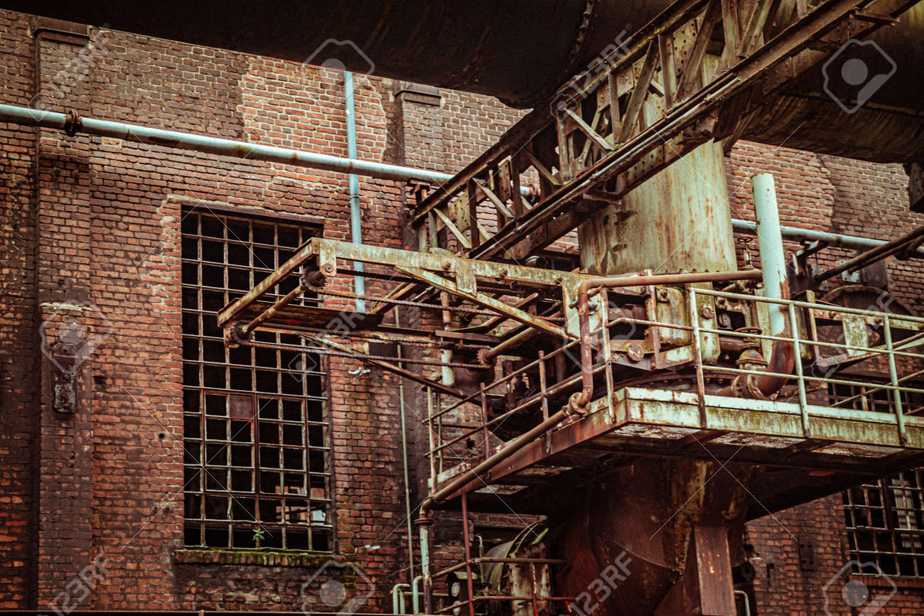 Landscape park Duisburg Nord industrial culture Germany Ruhr area - 145355351 Landscape park Duisburg Nord industrial culture Germany Ruhr area - 145355351