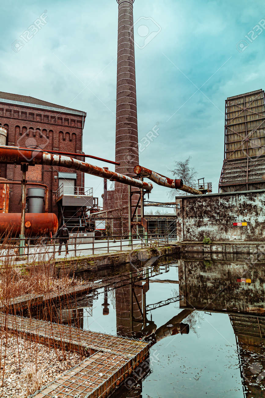 Landscape park Duisburg Nord industrial culture Germany Ruhr area - 145355378 Landscape park Duisburg Nord industrial culture Germany Ruhr area - 145355378