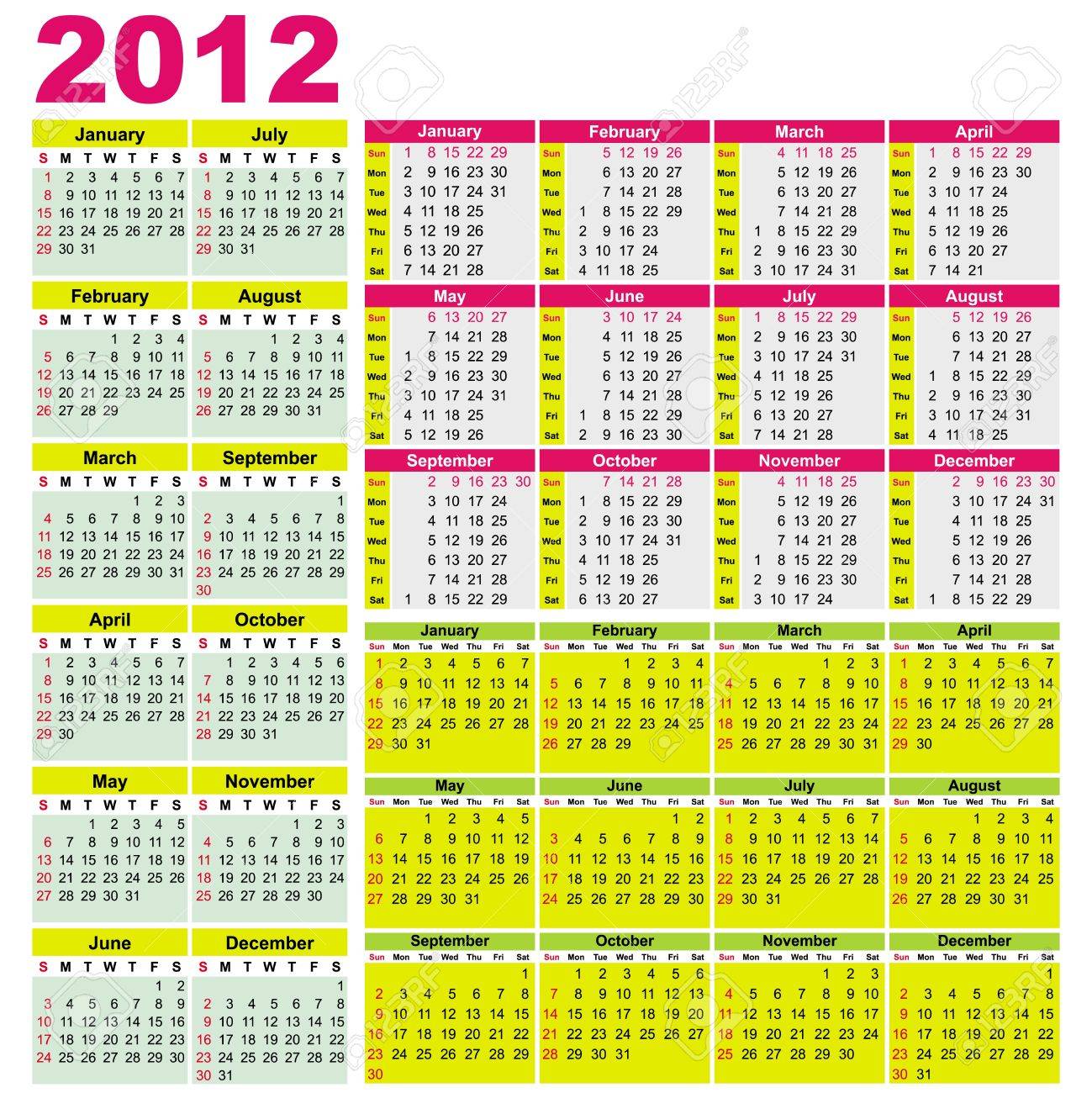 types of calendars