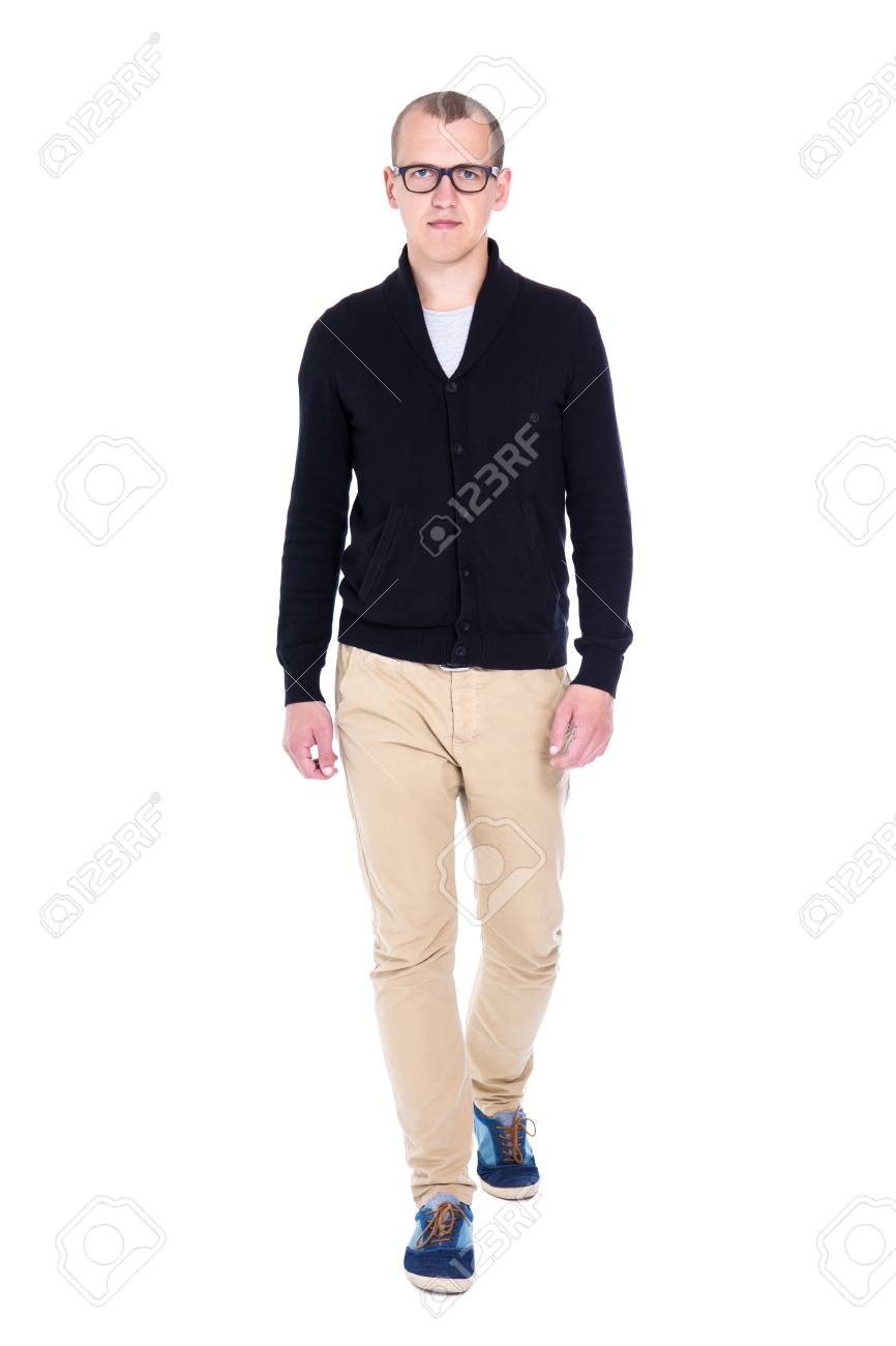 Retrato De Corpo Inteiro De Estudante Jovem Bonito Ou Trabalhador De Escritorio Andando Isolado No Fundo Branco Fotos Retratos Imagenes Y Fotografia De Archivo Libres De Derecho Image 64573180