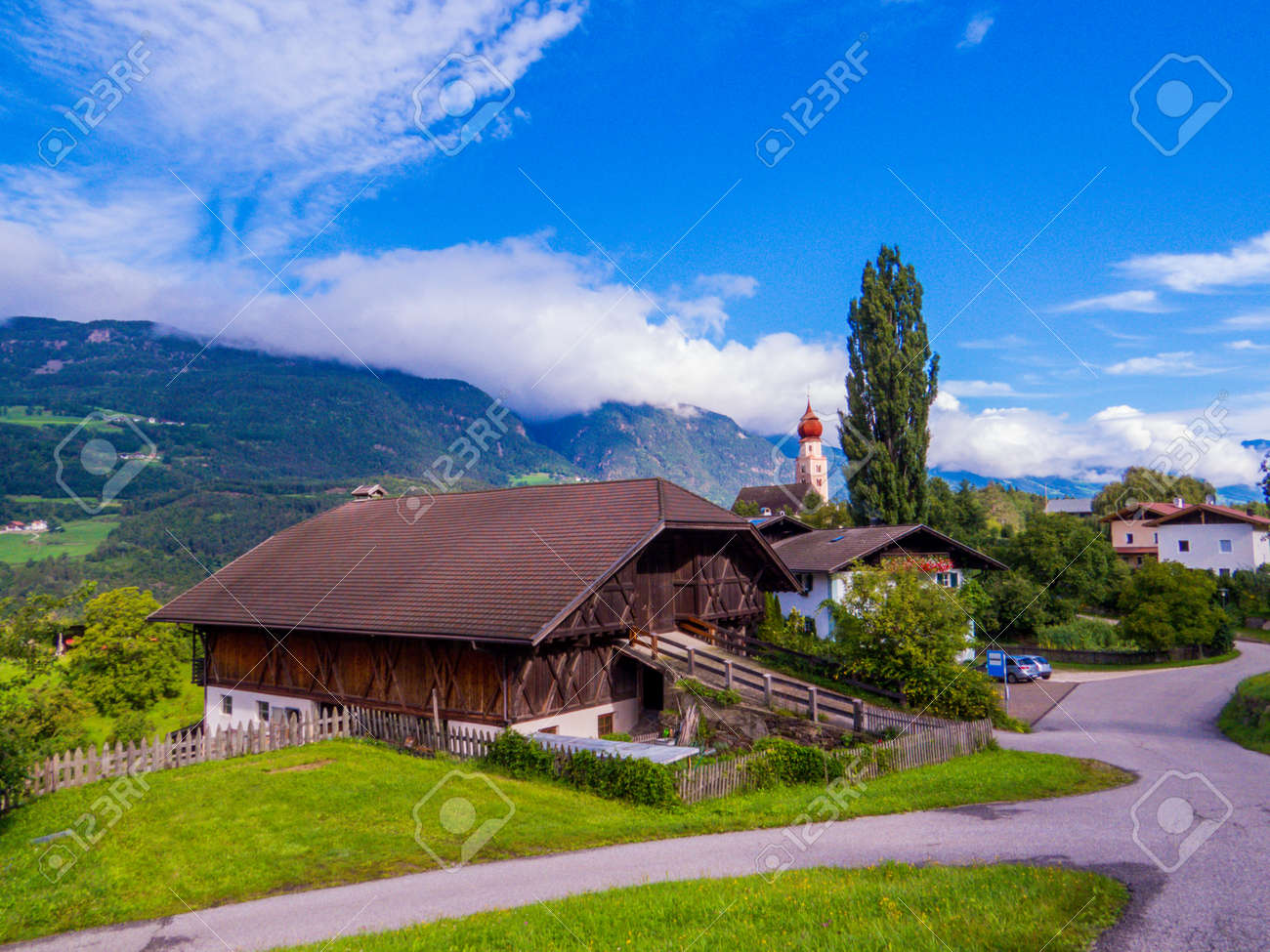 Sant'Osvaldo (St. Oswald), Castelrotto (Kastelruth), Dolomites, north Italy - 151623306 Sant'Osvaldo (St. Oswald), Castelrotto (Kastelruth), Dolomites, north Italy - 151623306