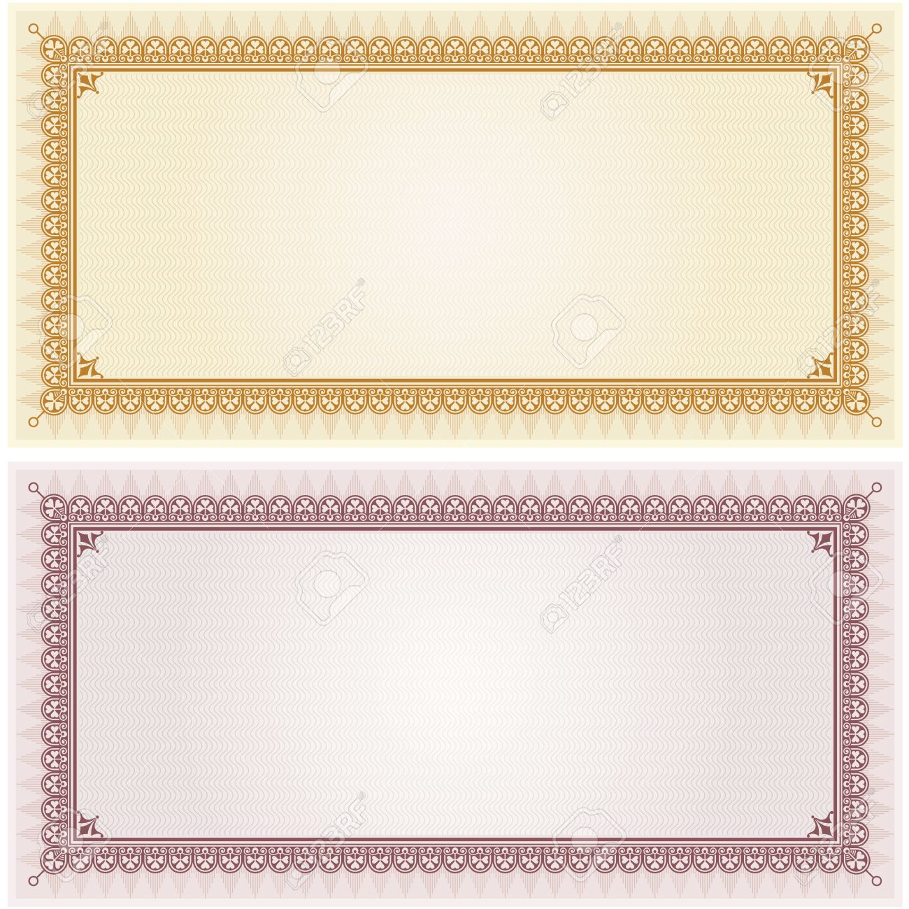 free printable blank certificate borders gold