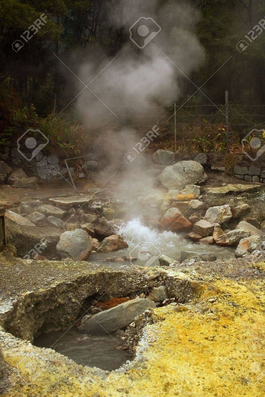 sulphur water