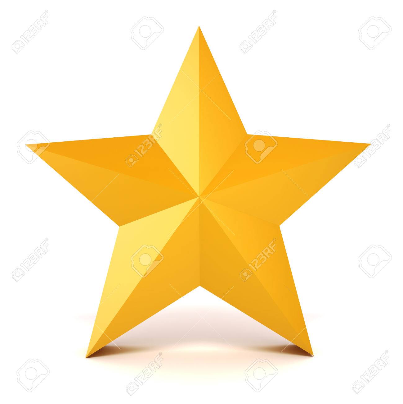 3d gold star on white background stock photo picture and royalty