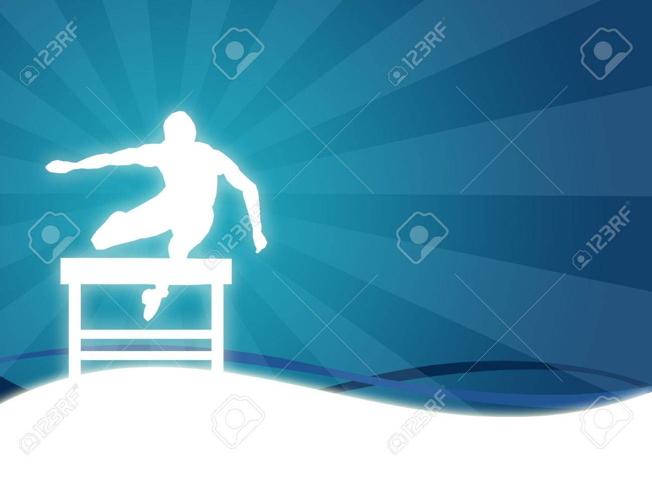 走っている人のシルエット壁紙の背景 の写真素材 画像素材 Image