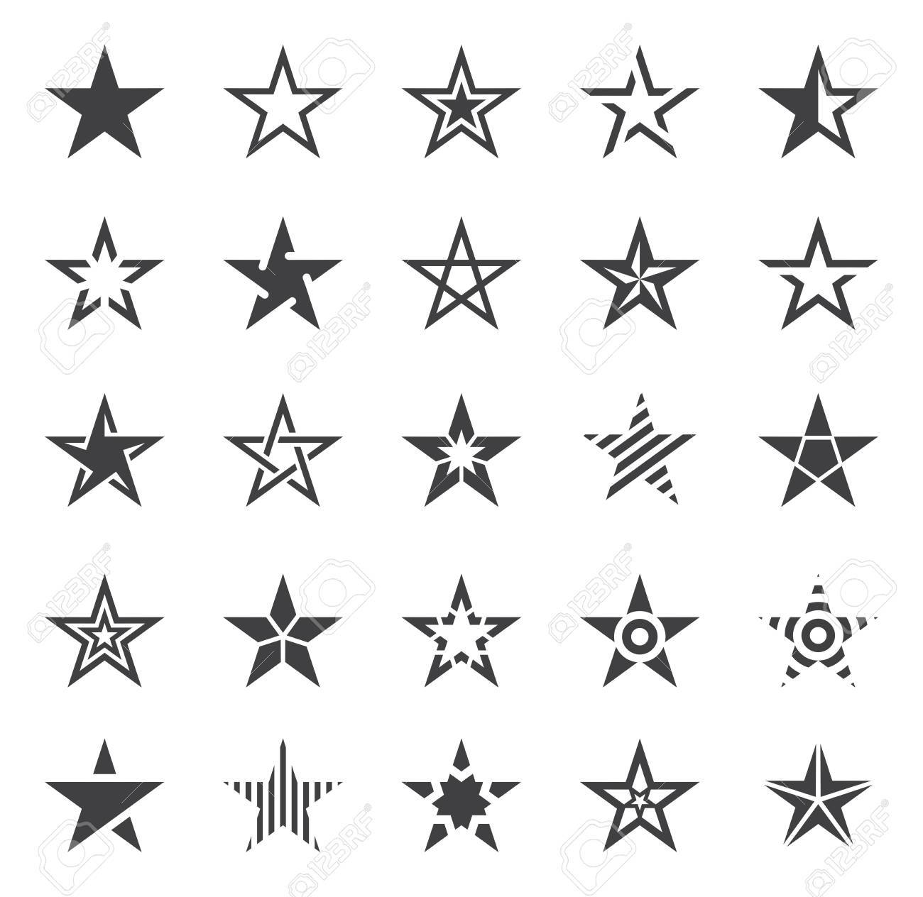 星の形のアイコン イラスト のイラスト素材 ベクタ Image