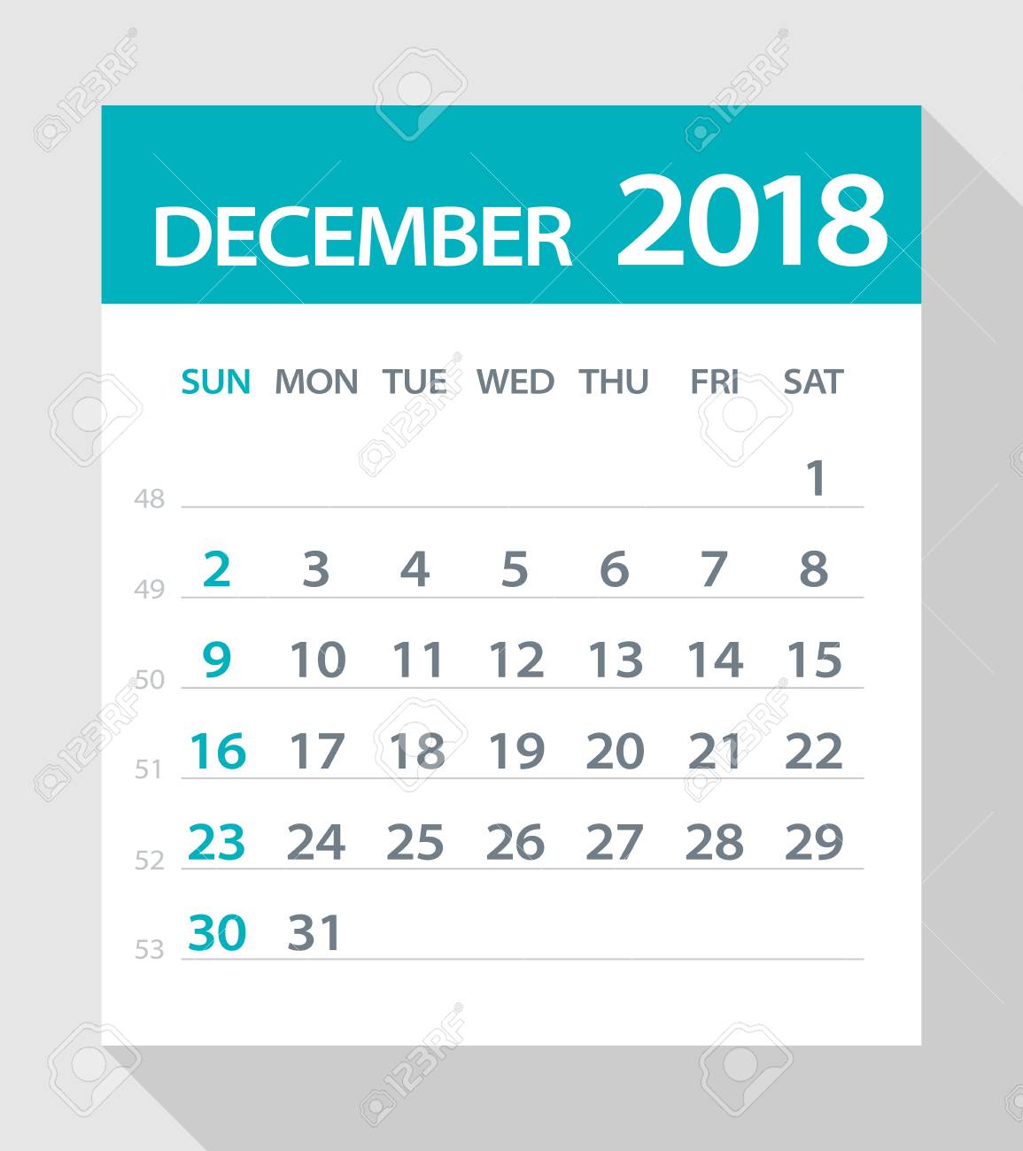 dec 2018 calander
