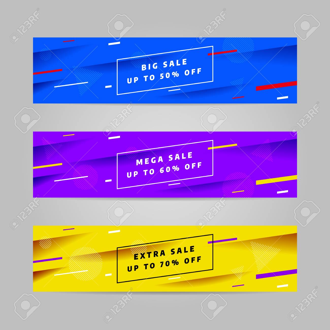 big sale banner template design special offer vector illustration
