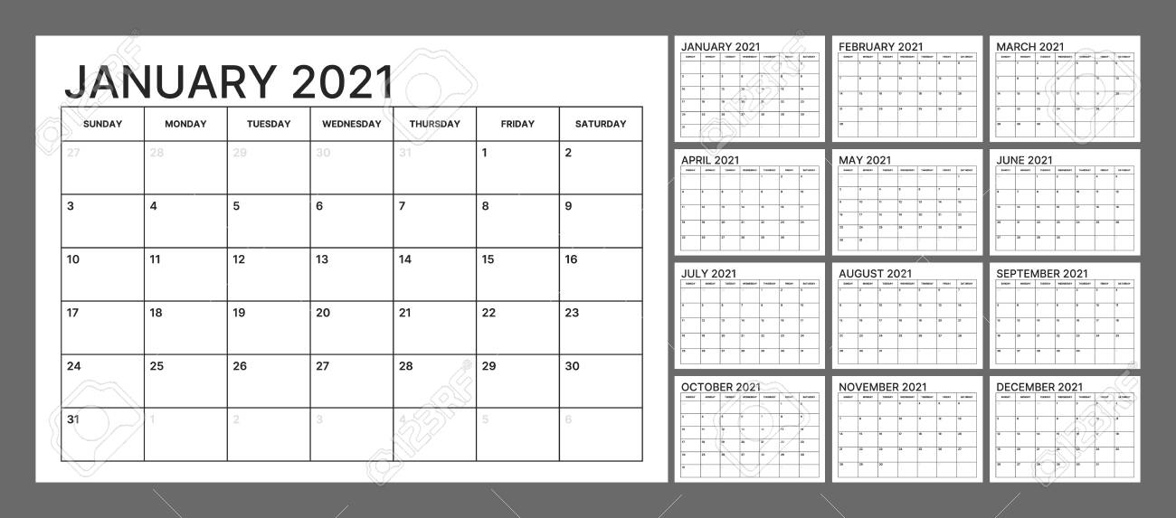 Wall Calendar Template For 21 Year Planner Diary In A Minimalist Royalty Free Cliparts Vectors And Stock Illustration Image Wall Calendar Template For 21 Year Planner Diary In A Minimalist Royalty Free Cliparts Vectors And Stock Illustration Image