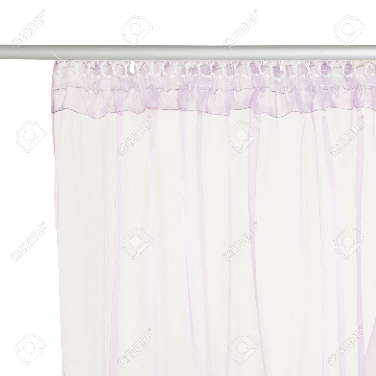 Fragment Du Rideau D\'organza Translucide Rose Clair Avec Monture ... Fragment Du Rideau D\'organza Translucide Rose Clair Avec Monture ...