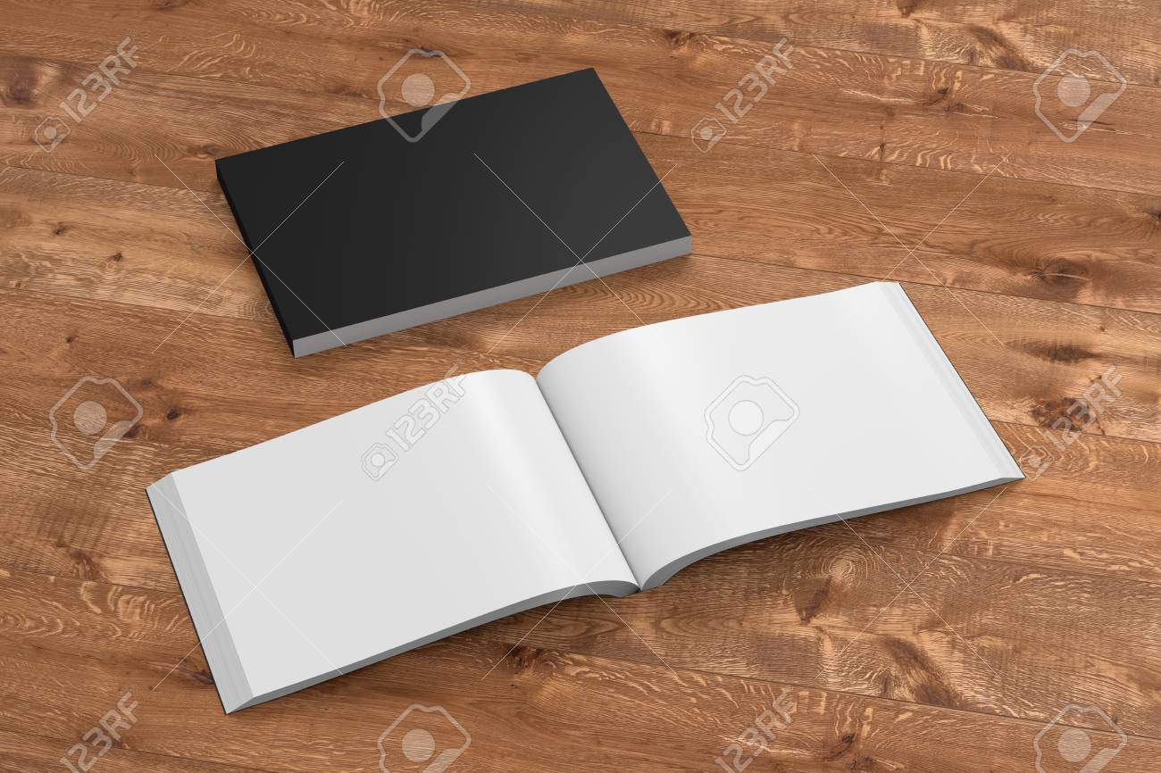 Livre De Couverture Souple De Paysage Noir Blanc Avec Papier Glace