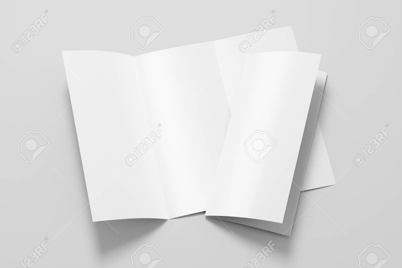 stock illustration blank trifold