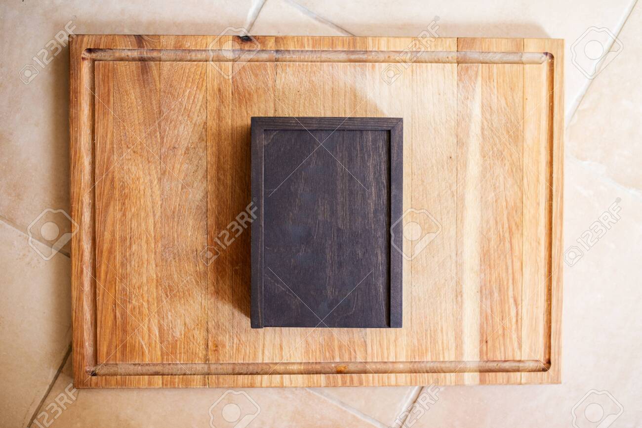 Gift Box Slider Made Of Solid Wood Stock Photo Picture And Royalty Free Image Image 132185017