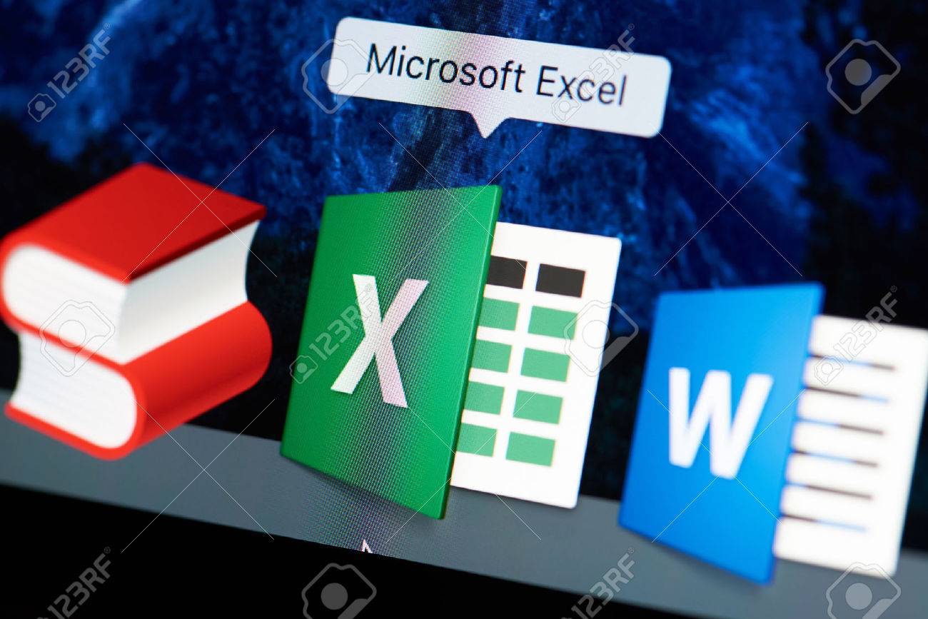 New york, USA - August 18, 2017: Microsoft excel icon on laptop screen close-up. Microsoft excel starting application - 84380235 New york, USA - August 18, 2017: Microsoft excel icon on laptop screen close-up. Microsoft excel starting application - 84380235
