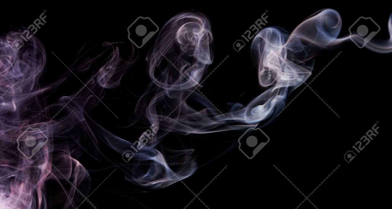 Purple blue smoke flow on black isolated background. Abstract wallpaper - 171542750 Purple blue smoke flow on black isolated background. Abstract wallpaper - 171542750