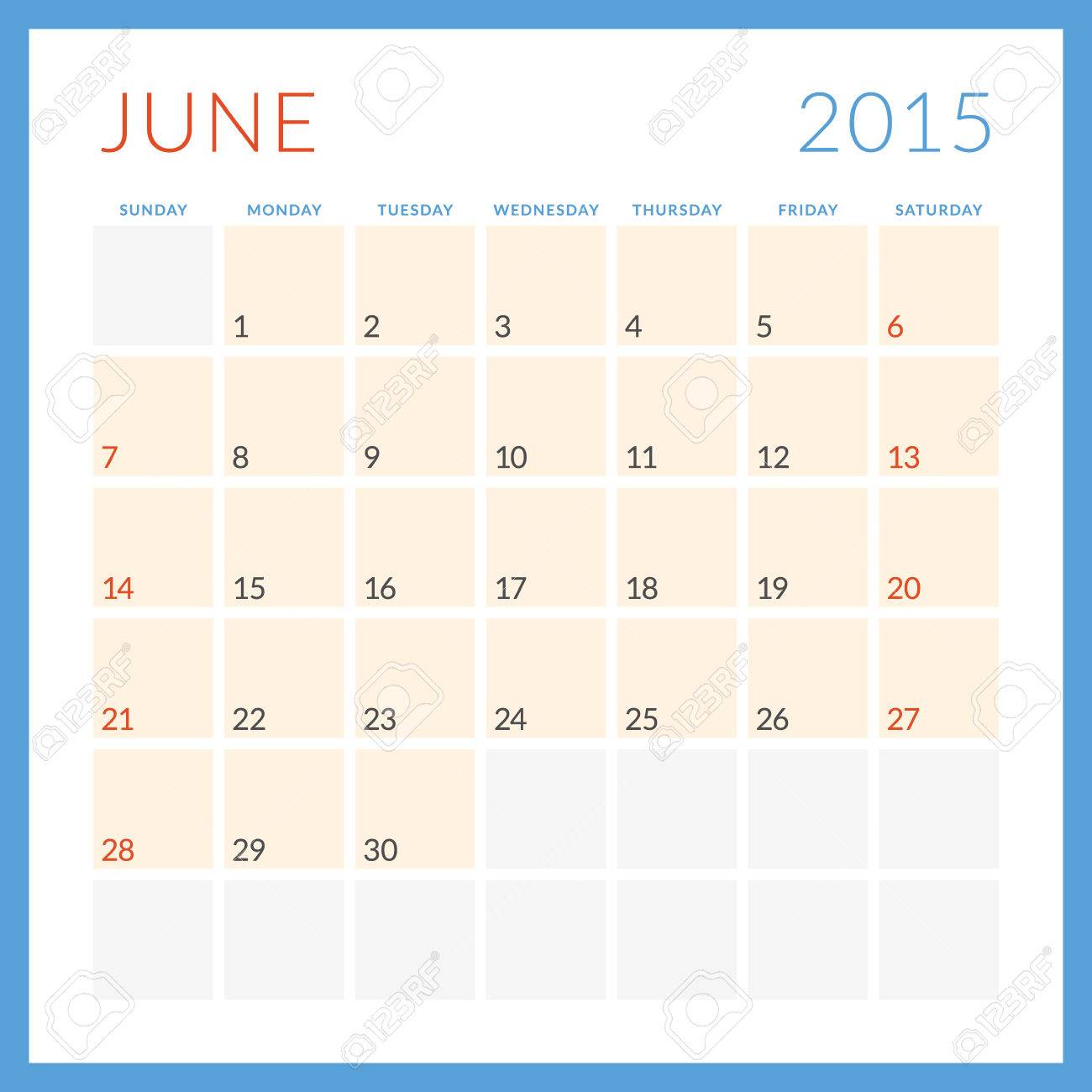calendar 2015 june