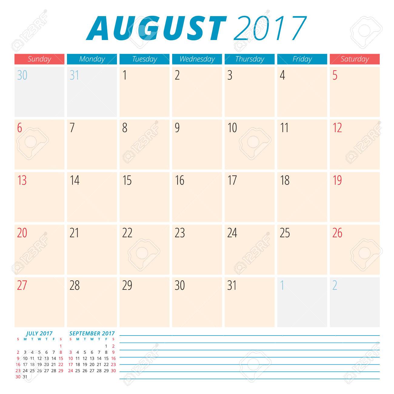 5 year calendar planner