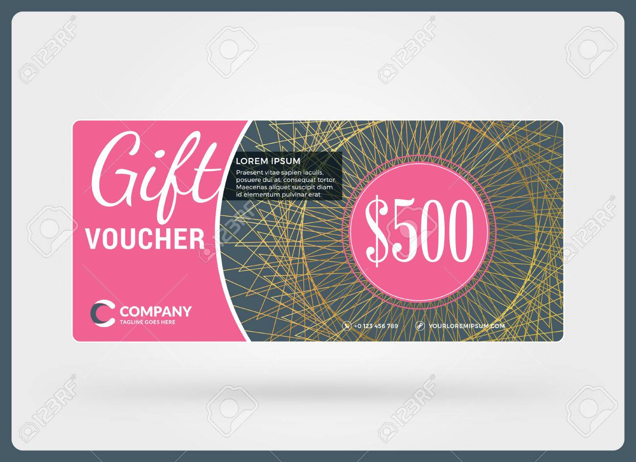 gift voucher design template discount card gift certificate