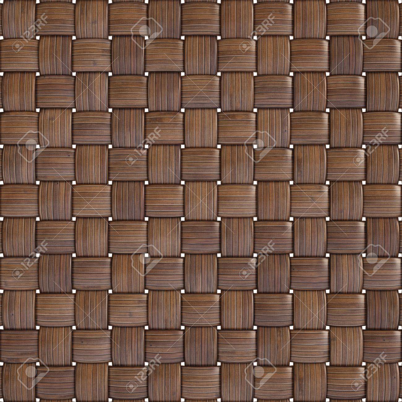 自然なパターンで編まれたタケのバック グラウンド テクスチャ の写真素材 画像素材 Image