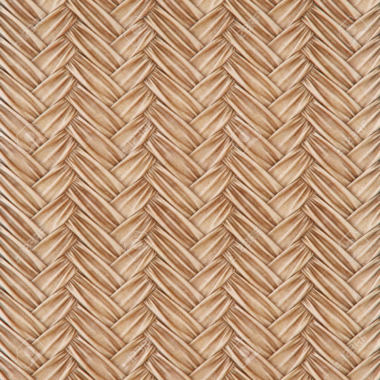 黄麻布の自然なパターンで編まれた籐 3 D レンダリング の写真素材 画像素材 Image