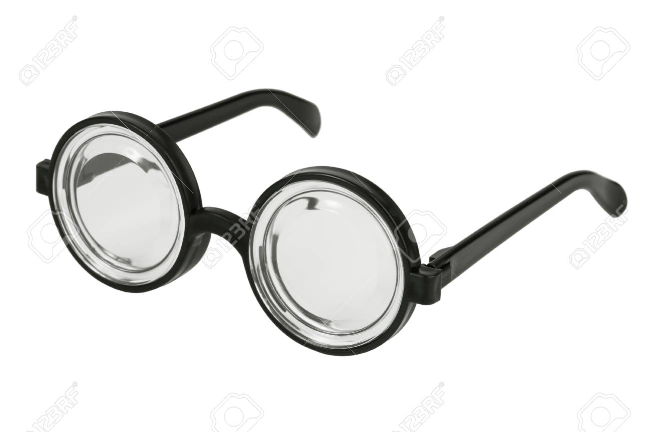 black rimed glasses