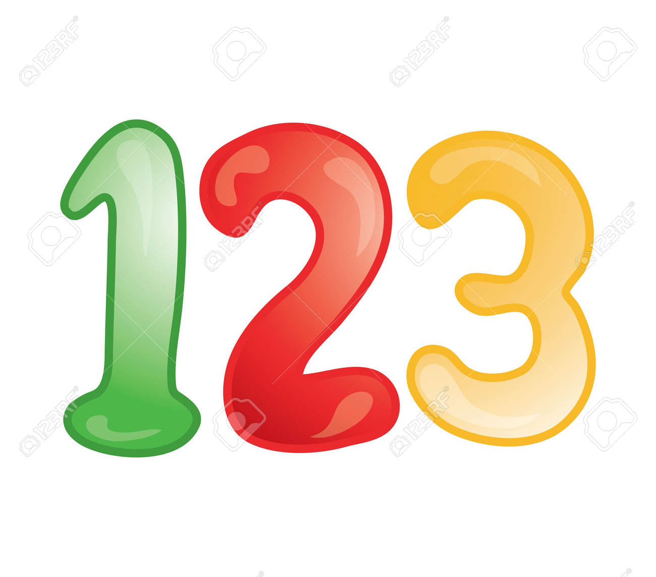 Icono Estilizado De Los Números 123 Archivo 16 De 20 En Esta Serie