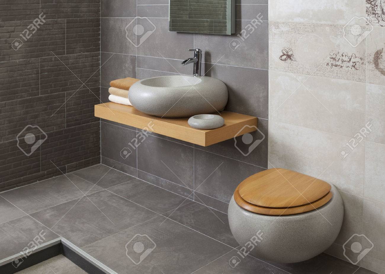 detail of a modern bathroom with tub and sink - 41557894 detail of a modern bathroom with tub and sink - 41557894