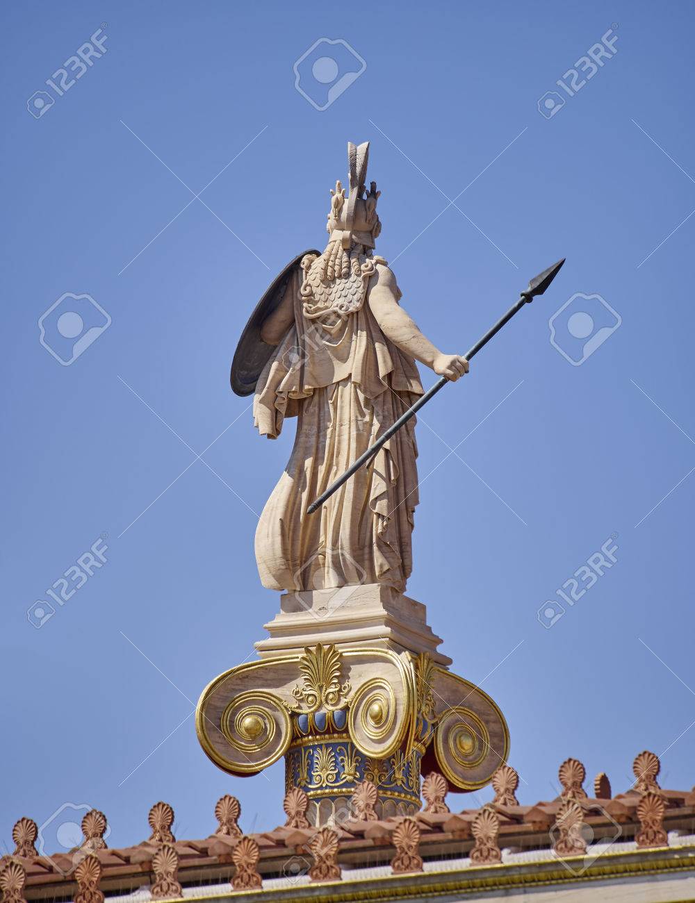 Athens Greece Unusual Back View Of Athena Statue Stock Photo Picture And Royalty Free Image Image 54500303 athens greece unusual back view of athena statue stock photo picture and royalty free image image 54500303