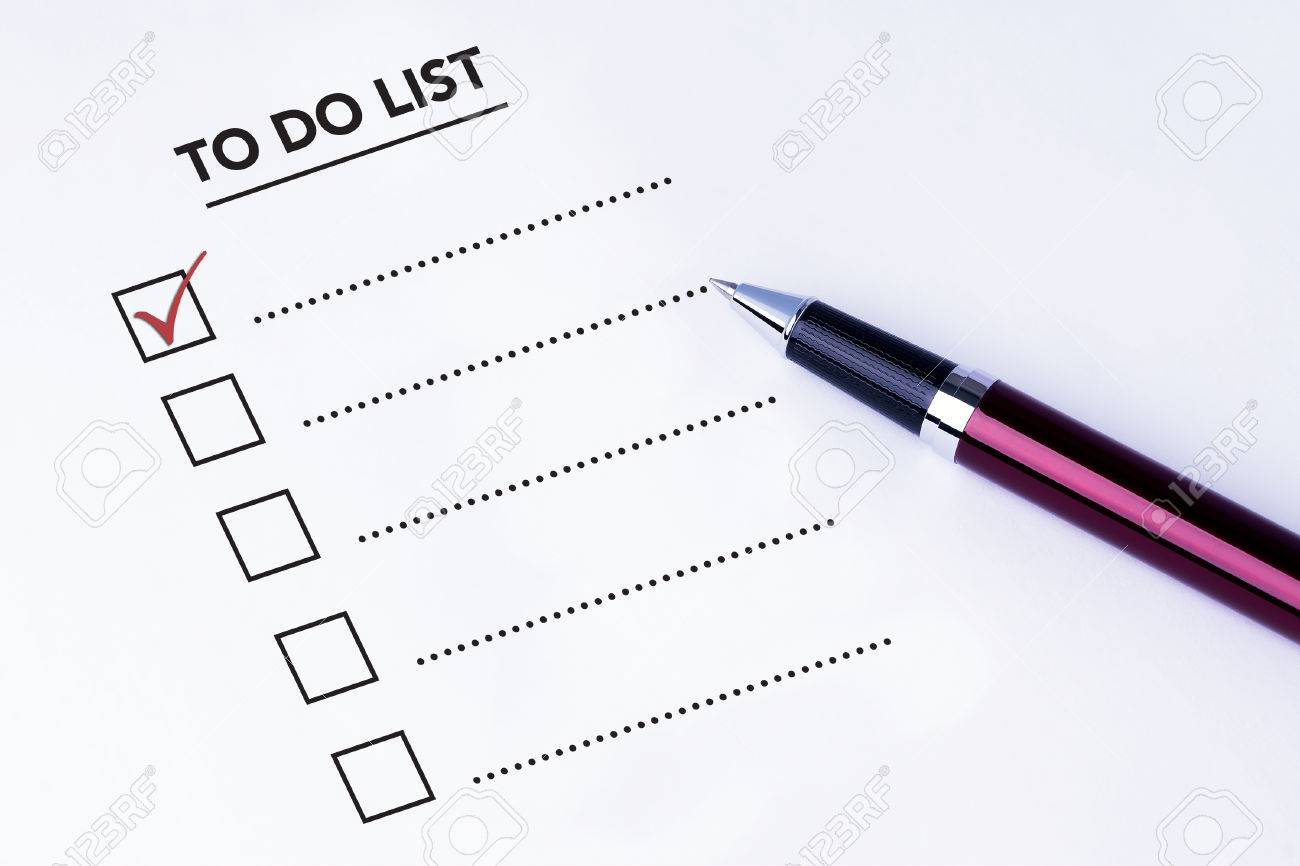 to do list form