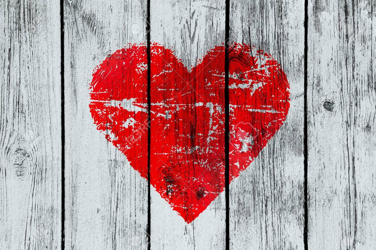 love symbol on old wooden wall background - 12514941 love symbol on old wooden wall background - 12514941