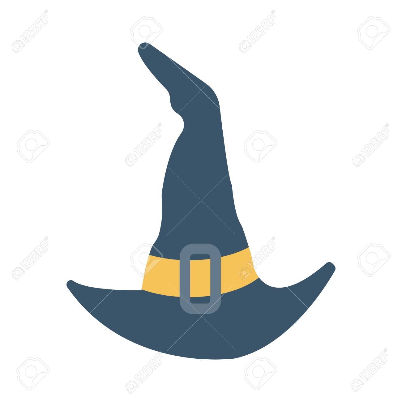 魔女 カラフルな 漫画のイラストで ハロウィーンのためのデザイン のイラスト素材 ベクタ Image