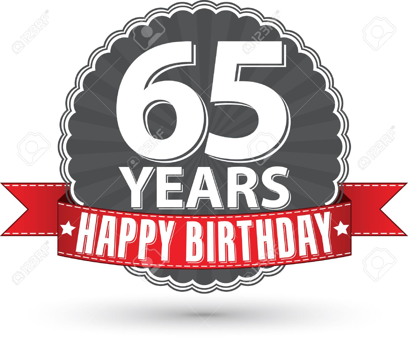 Celebrating 65happy Birthday 65 Years Retro Label With Red Ribbon Royalty Free Cliparts Vectors And Stock Illustration Image Celebrating 65happy Birthday 65 Years Retro Label With Red Ribbon Royalty Free Cliparts Vectors And Stock Illustration Image