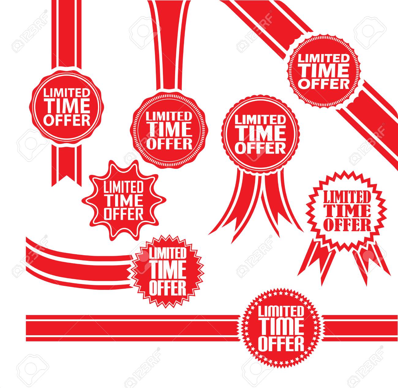 期間限定オファー署名セット期間限定 Offerr ステッカー セット ベクトル イラスト のイラスト素材 ベクタ Image 期間限定オファー署名セット期間限定 Offerr ステッカー セット ベクトル イラスト のイラスト素材 ベクタ Image