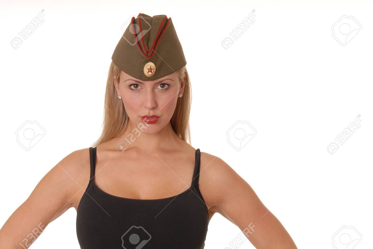 Schönes Mädchen Aus Der Armee Schönes Mädchen Aus Der Armee
