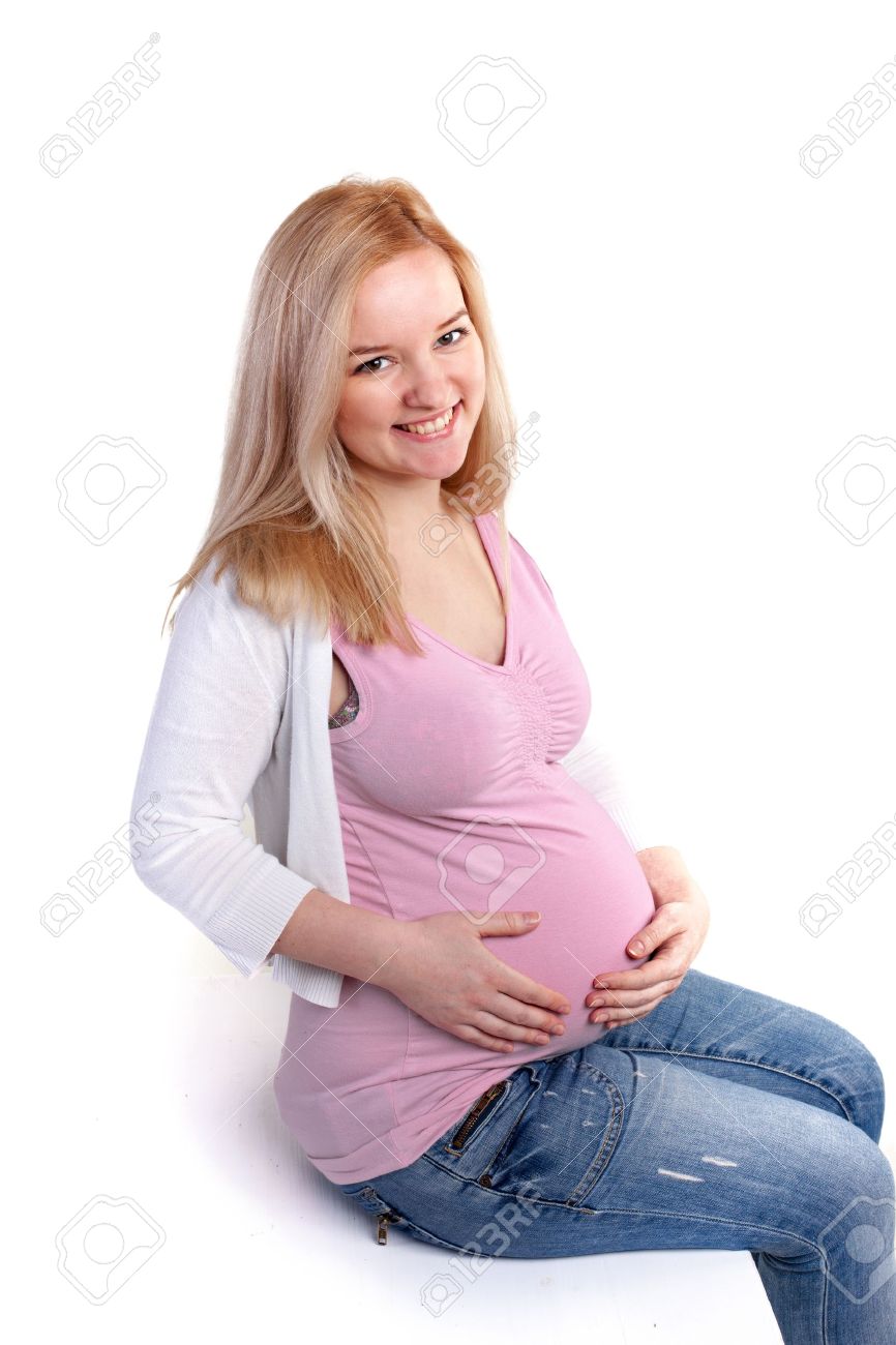 Pregnant Blonde Teen