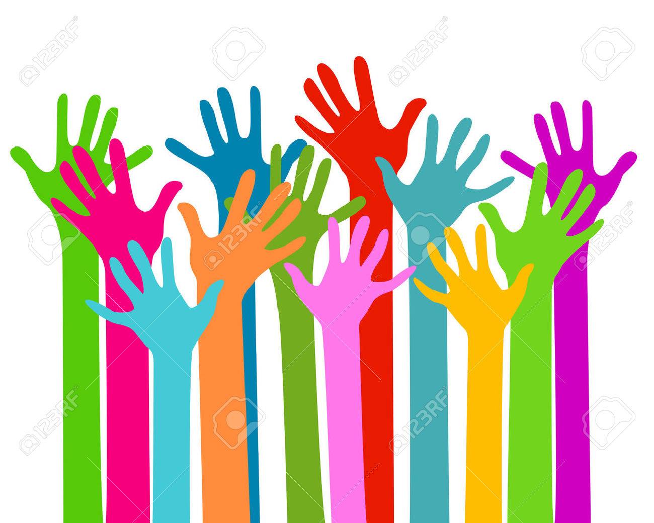 手を合わせのイラスト素材 ベクタ Image